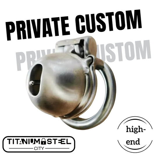 Custom PA Steel Male Chastity Cage - Prince Albert Piercing Metal Cock Cage for Men BDSM Bondage CBT Lock Restraint Sex Toys